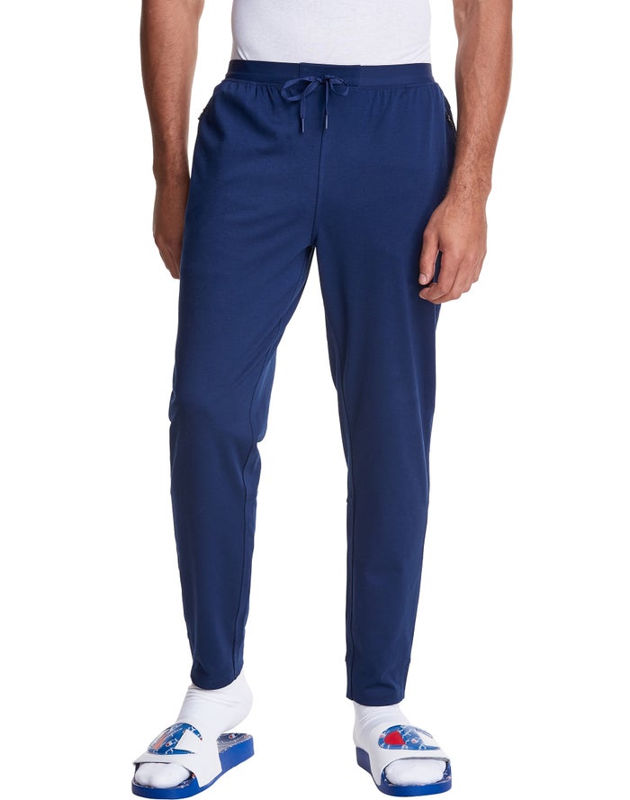 Champion Mens Sweatpants NZ - Signature Ponte Navy ( 0173-WGHPT )